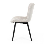 Jídelní židle, béžová, látka, HC-462 BG2