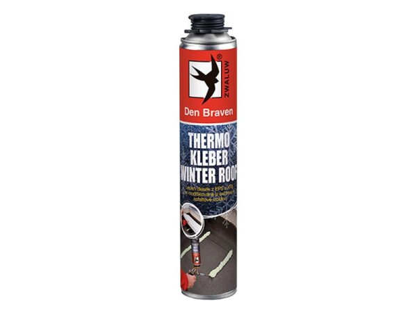 Lepidlo DEN BRAVEN THERMO KLEBER ROOF WINTER pistolové 750ml - rozbaleno - bez víčka