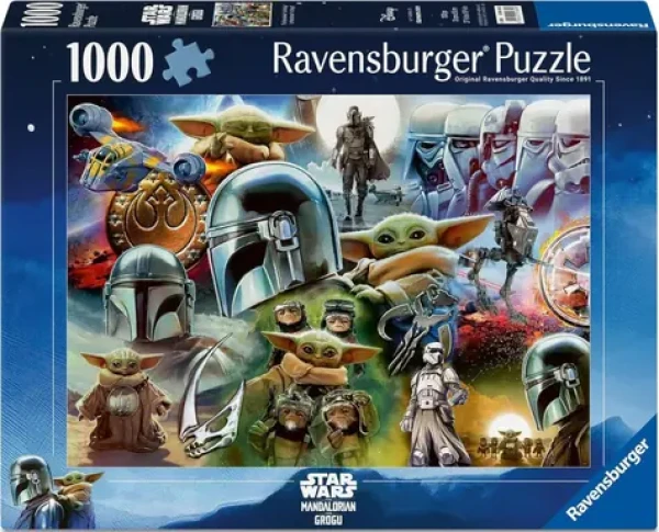 RAVENSBURGER Puzzle Star Wars: Mandalorian a Grogu