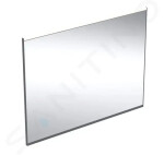 GEBERIT - Option Zrcadlo s LED osvětlením a vyhříváním, 90x70 cm, matná černá 502.783.14.1