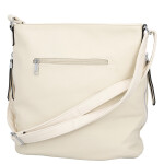Trendy dámská koženková crossbody kabelka Tande, béžová