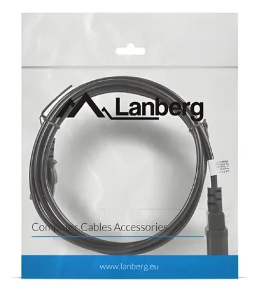 Lanberg prodlužovací napájecí kabel C13-C14 / 1.8 m / černá (CA-C13E-11CC-0018-BK)