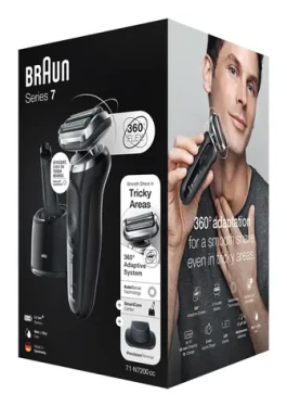 Braun Series 7 71-N7200cc černá / Holicí strojek / Pánský / Planžetový / LED displej / Rychlonabíjení (433842)