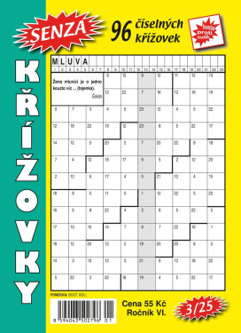 Senza číselné křížovky 3/2025