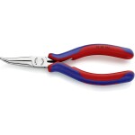 KNIPEX - kleště půlkulaté, zahnuté, s křížovým ozubením - 200mm, vysoká pevnost čelistí (3821200)