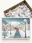 ViSSEVASSE Puzzle Let it Snow 1000 dílků, modrá barva, papír