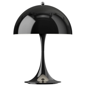 Louis Poulsen Přenosná lampa Panthella 250 Opaque Black, černá barva, plast