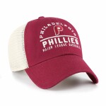 47 Brand Pánská kšiltovka Philadelphia Phillies MLB Windham Clean Up Trucker - Vínová