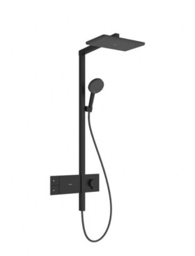 HANSGROHE - Raindance Alive Q Sprchový set s termostatem, 21x34 cm, 3 proudy, matná černá 24580670