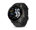 Garmin Venu® 4 - 45 mm Slate a Černý silikonový řemínek EDF_2393756