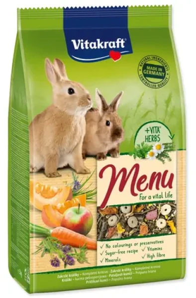 Vitakraft Vital Menu králík 3kg / Krmivo pro zakrslé králíky (495-25542)
