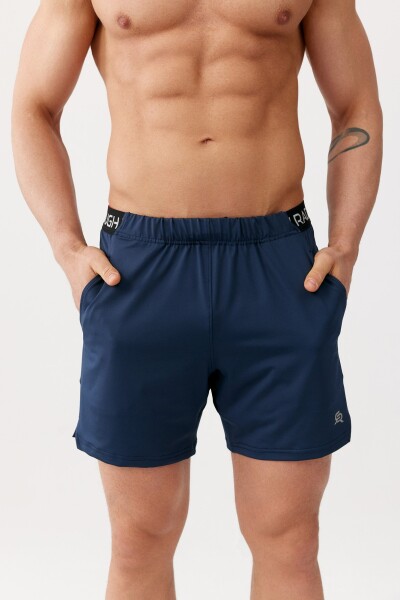 Rough Radical Man's Shorts Split Shorts Navy Blue