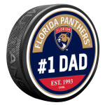 Mustang Puk Florida Panthers NHL #1 Dad Textured Puck