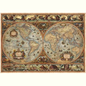 Puzzle Historická mapa světa 1000 dílků