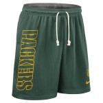 Nike Pánské kraťasy Green Bay Packers NFL 2025 Sideline Reversible Mesh Dri-FIT Shorts Velikost: 3XL