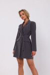 Šaty M749 tmavě šedé - MOE M
