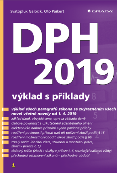 DPH 2019 - Svatopluk Galočík, Oto Paikert - e-kniha