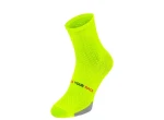 R2 Endurance cyklistické ponožky neonově žlutá/černá vel. M (39-42)