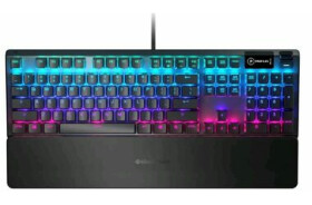 SteelSeries Apex 5 černá / mechanická klávesnice / Hybrid blue / RGB podsvícení / US layout (64532)