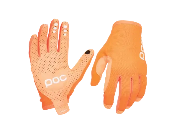 POC Avip Long cyklistické rukavice Zink Orange vel. XS