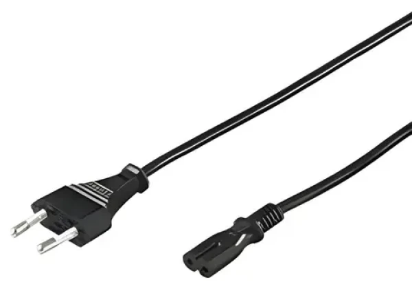 Goobay napájecí kabel Euro 2pin 3 m černá / Napájecí kabel / Euro 2pin (M) - Euro 2pin (F) / max. 250V/16A (95038)