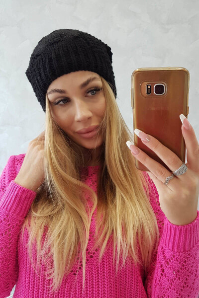 Sandra K210 fleecová čepice černá UNI