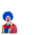 Smiffys.com Paruka Funky Afro modrá