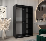 Šatní skříň Abi Y0 Barva korpusu: Dub artisan, Rozměry: 120 cm, Dveře: Černá
