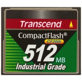 Transcend Compact Flash karta 512MB 200x / pro průmyslové využití (TS512MCF200I)