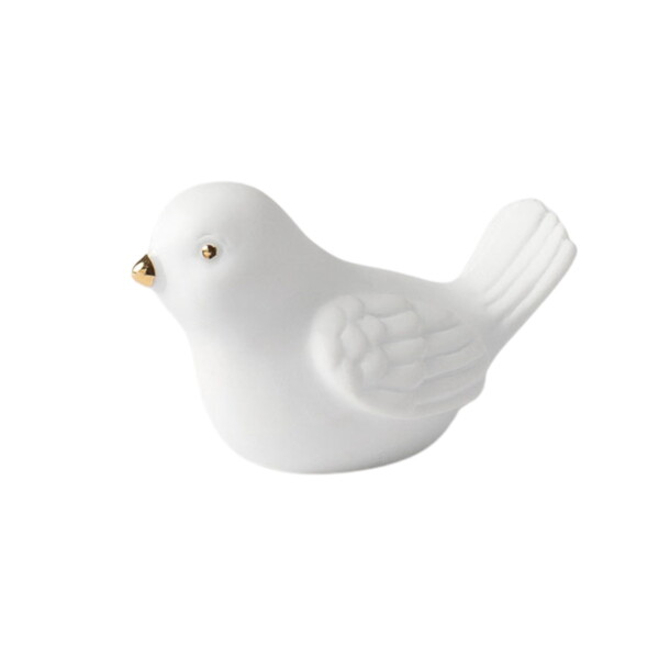 Räder Porcelánová soška Bird, bílá barva, porcelán