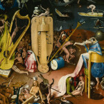 Nástěnný poznámkový kalendář 2026 NOTIQUE - Hieronymus Bosch, 30 x 30 cm