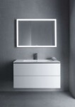 DURAVIT - ME by Starck Umyvadlo nábytkové 103x49 cm, s přepadem, s otvorem pro baterii, WonderGliss, bílá 23361000001