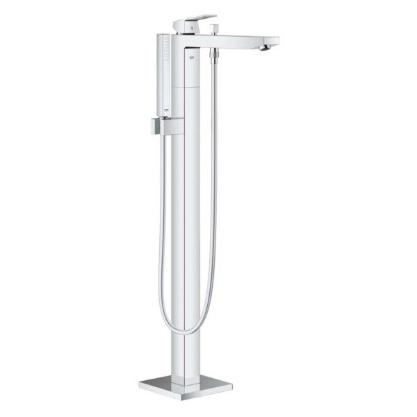 GROHE - Eurocube Vanová baterie na podlahu, s příslušenstvím, chrom 23672001