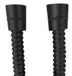 SAPHO - POWERFLEX kovová sprchová hadice, 100cm, černá mat FLEX100B