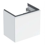 GEBERIT - Acanto Umyvadlová skříňka, 60x54x42 cm, 2 zásuvky, lesklá bílá 503.008.01.1