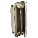 Stylová dámská crossbody peněženka Coveri Berllys, krémová