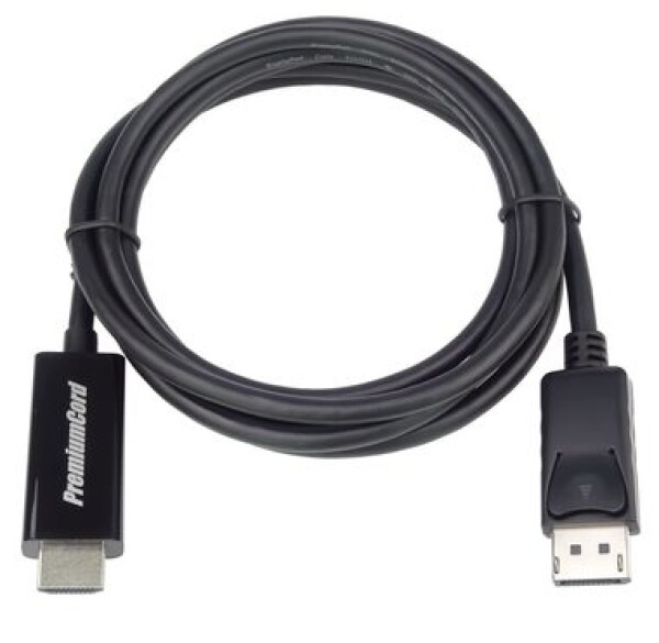 PremiumCord DisplayPort 1.2 přípojný kabel M-M na HDMI 2.0 / pro 4Kx2K@60Hz / délka 2m (kportadk04-02)