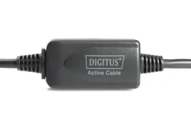 Digitus aktivní prodlužovací kabel USB 2.0 A-A černá / Prodlužovací kabel / USB-A / 10 m (DA-73100-1)