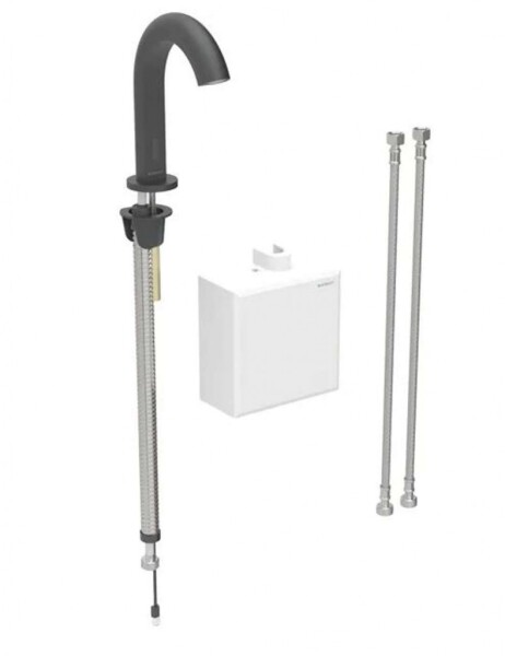 GEBERIT - Piave Elektronická umyvadlová baterie, napájení z generátoru, easy to clean, Bluetooth, matná černá 116.166.14.1