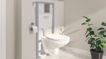 GROHE - Solido Set předstěnové instalace, klozetu Bau Ceramic a sedátka softclose, tlačítko Skate Cosmopolitan, chrom 39586000