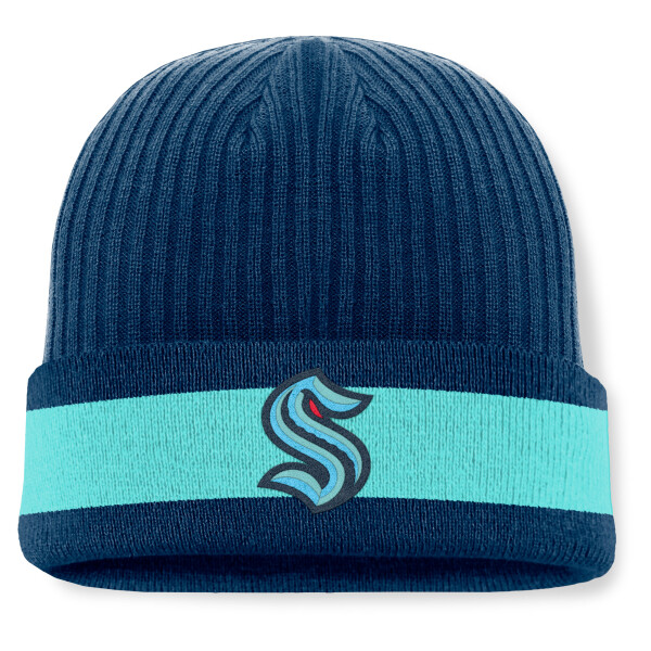 Fanatics Pánská zimní čepice Seattle Kraken NHL A/CAP Beanie Cuff