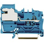 WAGO 2002-7114 oddělovací svorka 5.20 mm pružinová svorka osazení: N modrá 1 ks