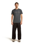Pánské merino triko s krátkým rukávem ICEBREAKER Mens 150 Tech Lite SS Tee Range Stripes, Obsidian velikost: S