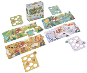KukiKuk Véééliké Puzzle loto Roční období