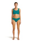 Dámská merino podprsenka ICEBREAKER Wmns Rib Lotus Bra, Tidal Teal velikost: S