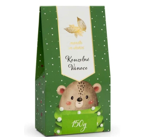 Mandle v mléčné čokoládě se skořicí Kouzelné Vánoce 150g