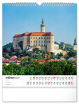 Nástěnný kalendář 2027 Notique Česká republika, 30 x 34 cm