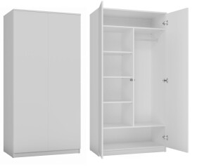 FRONTI Šatní skříň SD-90 bílá 9057