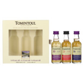 Tomintoul Triple Pack Whisky 3x0,05L (10yo + 16yo + 21yo) - Dárkové balení