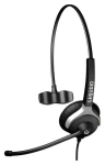 GEQUDIO Headset 1-Ohr černá / Headset / Mikrofon / 2.5 mm Jack / Kabelový (WA9005)